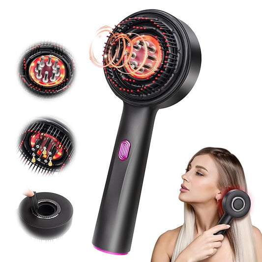 Electric Massage Comb with Essential Oil Dispenser