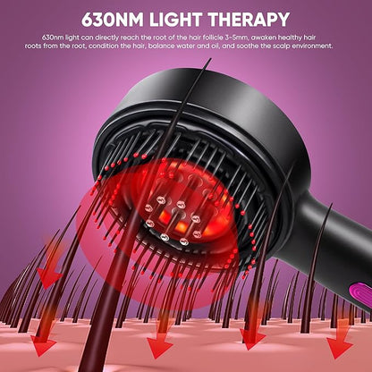 Electric Massage Comb with Essential Oil Dispenser