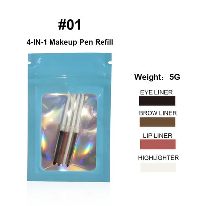 4 In 1 Face Makeup Pen Eyebrow